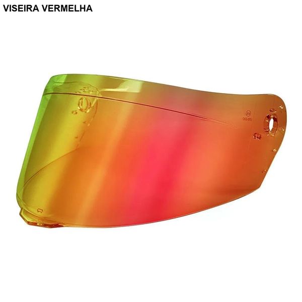 Viseira Race Tech Signal Vermelha High Iridium (MP)