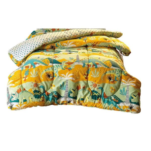 Edredom Teka Kids Casal Dinossauro 200x215cm 100% Algodão (MP)
