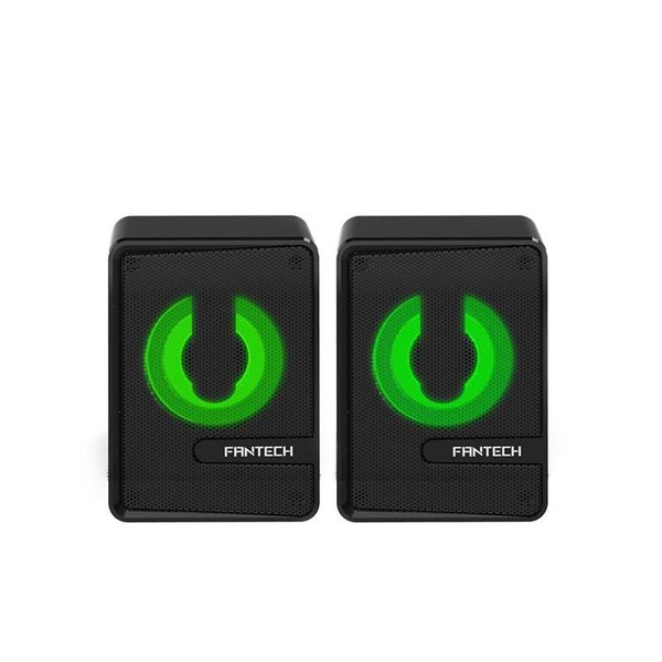 Caixa De Som Gamer Estéreo Fantech Gs203 Beat Rgb Preto (MP)