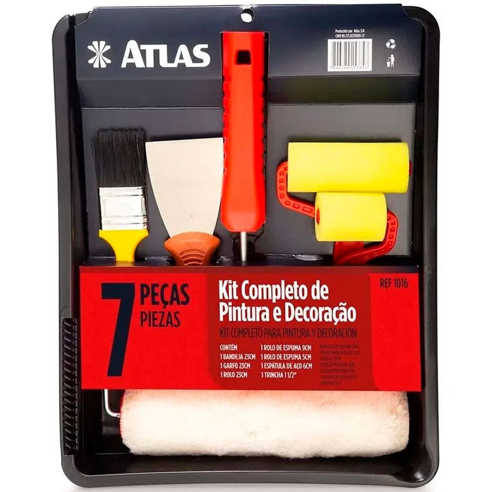 Kit De Pintura Completo Atlas 7 Peças (MP)