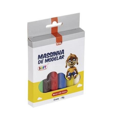 Massinha De Modelar BRW 6 Cores 90G (MP)