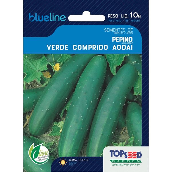 Semente de Pepino Aodai Blue Line 10g Top Seed 8597