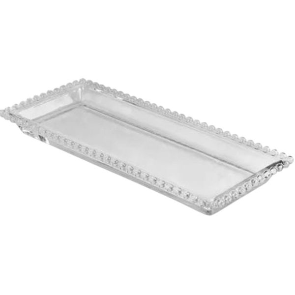 Travessa Wolff Cristal De Chumbo Pearl 30x13x3cm (MP)