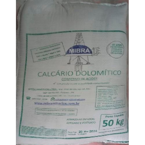 Calcario Mibra Corretivo De Solo 50Kg 584