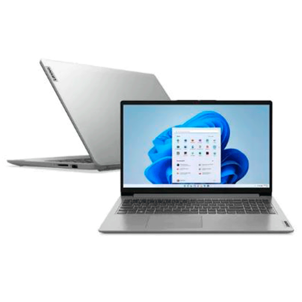 Notebook Lenovo Ideapad Celeron Prata 4GB RAM 128GB SSD