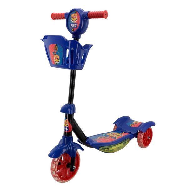 Patinete Infantil 3 Rodas Funs Super Até 35Kg WB10286 (MP)