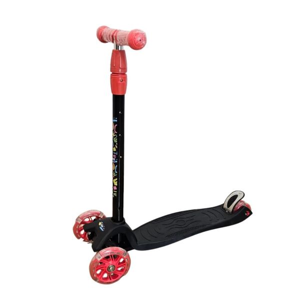 Patinete Infantil 3 Rodas Funs Speed Até 35Kg Preto E Vermelho WB10390 (MP)