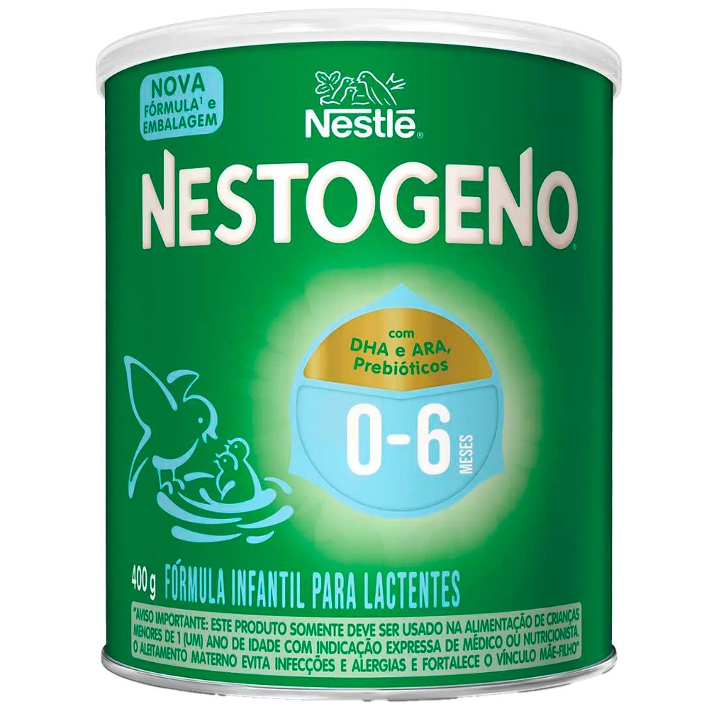 Fórmula Infantil Nestlé Nestogeno 1 de 0 A 6 Meses 400g