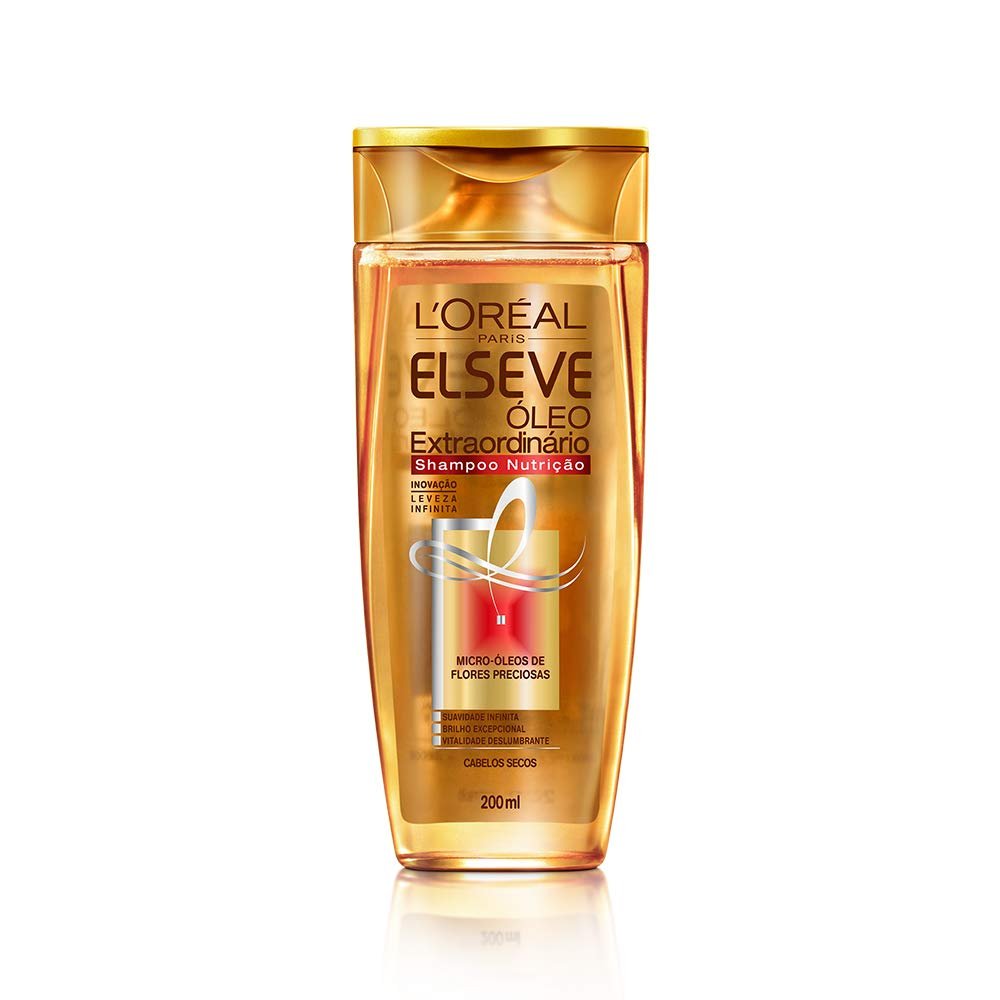 Shampoo L'Oréal Paris Elseve Óleo Extraordinário Nutrição 200ml