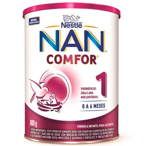 Fórmula Infantil Nestle Nan Comfor 1 de 0 A 6 Meses 800g