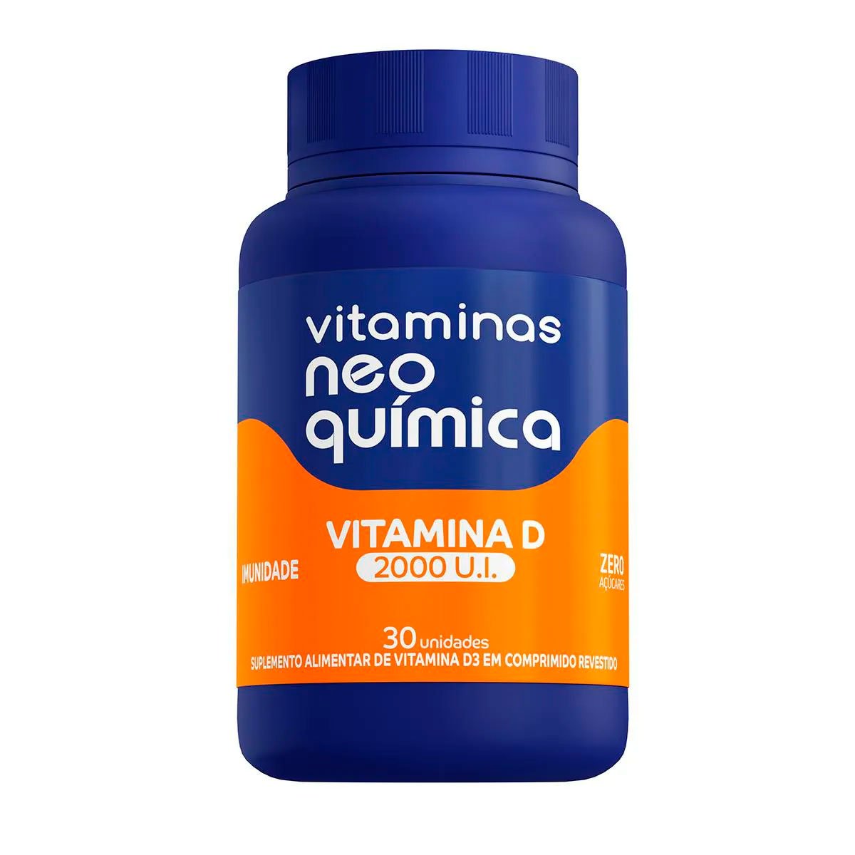 Vitamina D3 2.000 Ui  30 Comprimidos Revestidos Neo Quimica