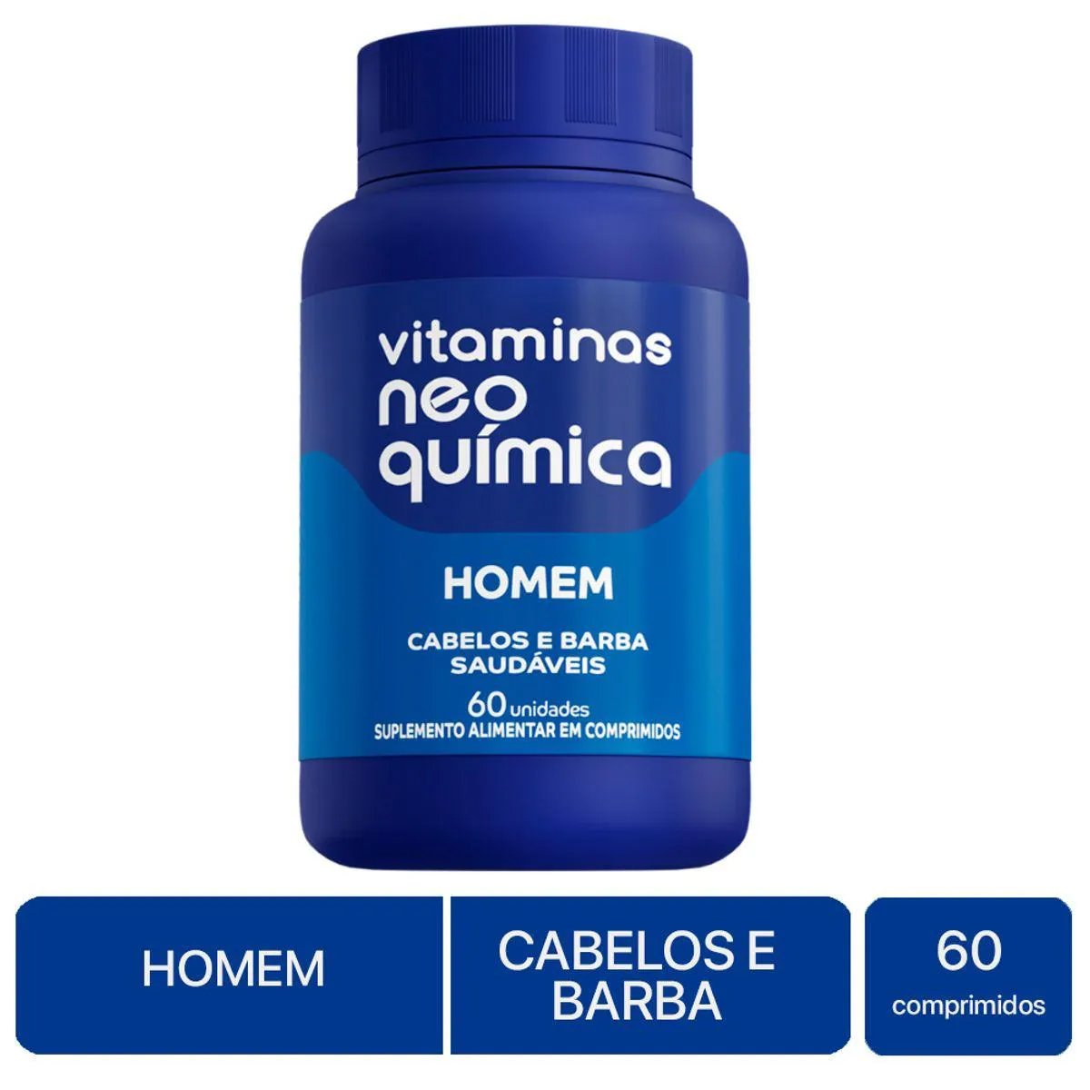 Vitaminas Neo Química Homem  60 Comprimidos