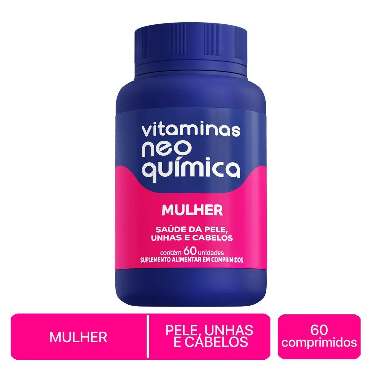 Vitaminas Neo Química Mulher 60 Comprimidos Neo Quimica