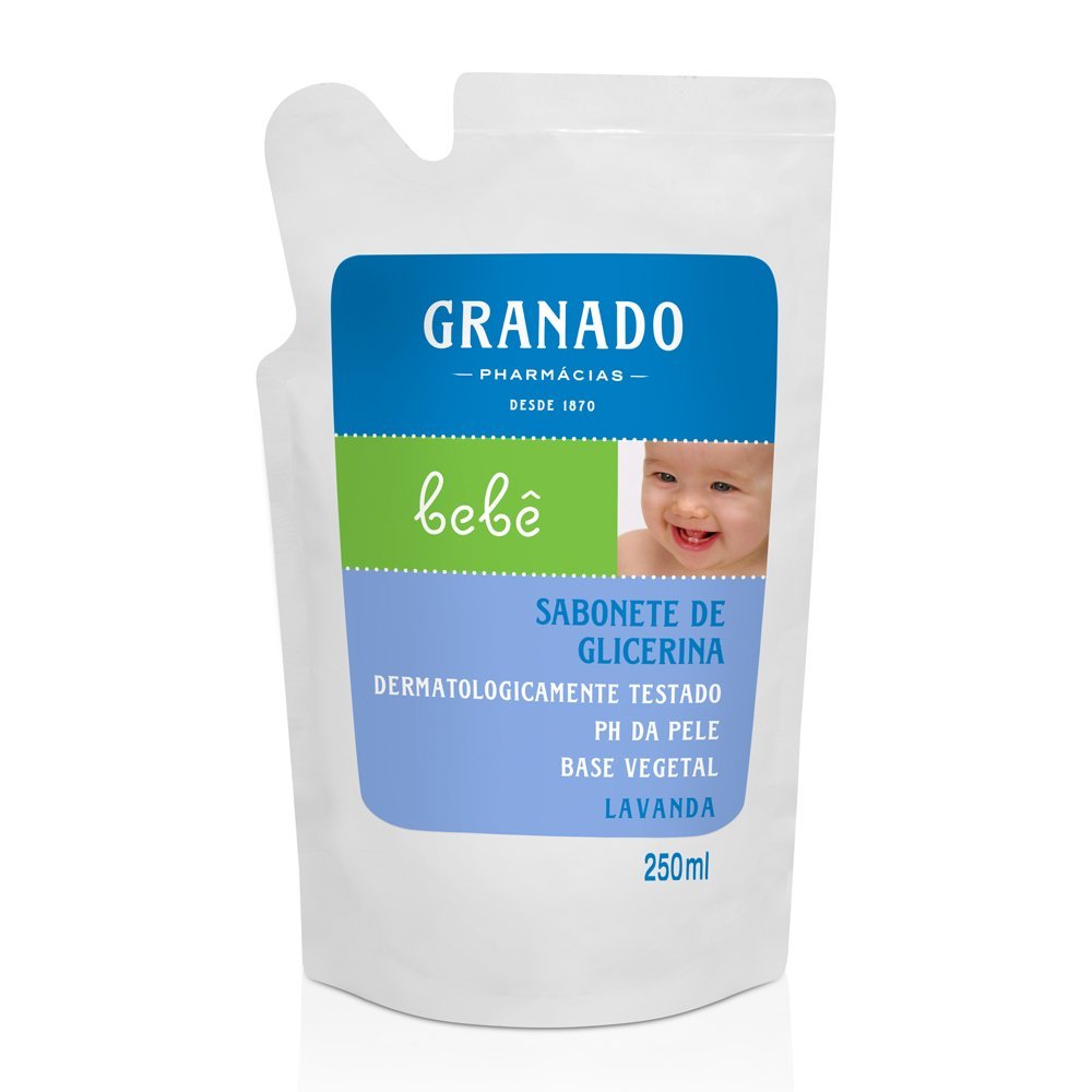 Sabonete Líquido Granado Bebê Lavanda Refil 250ml