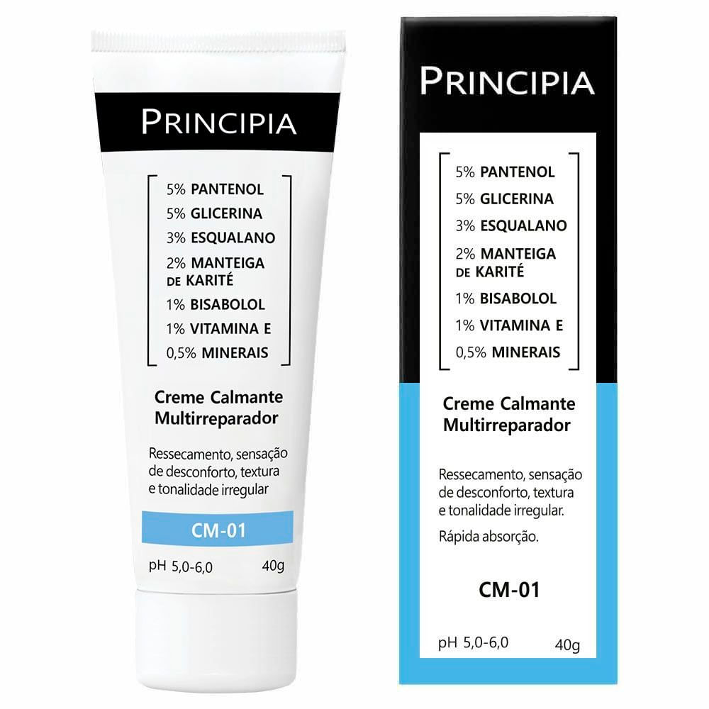 Creme Calmante Multirreparador Principia CM-01 40g