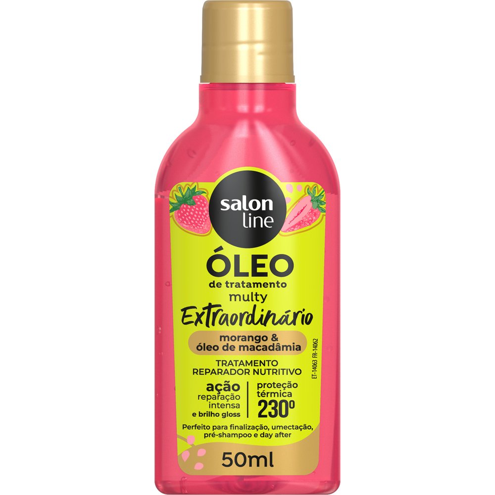 Óleo De Tratamento Salon Line Multy Extraordinário Morango & Óleo De Macadâmia 50ml