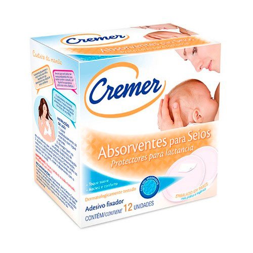 Absorvente Para Seios Cremer 12 Unidades