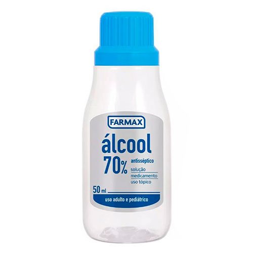 Álcool Líquido Farmax 70% 50ml