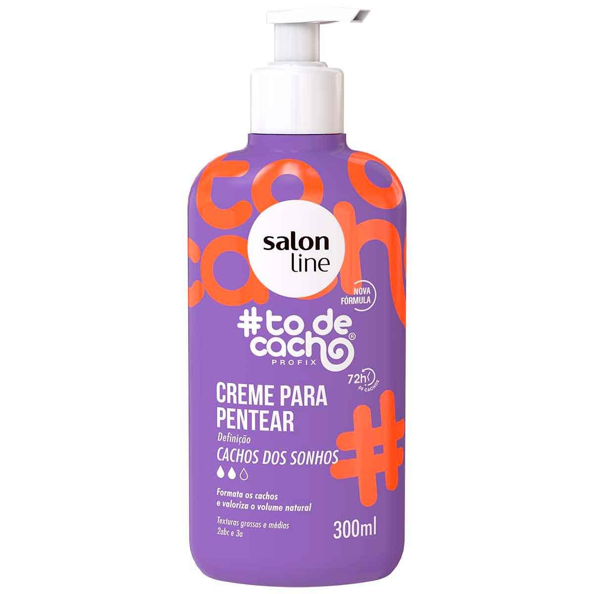Creme Para Pentear Salon Line #todecacho Cachos Dos Sonhos 300ml