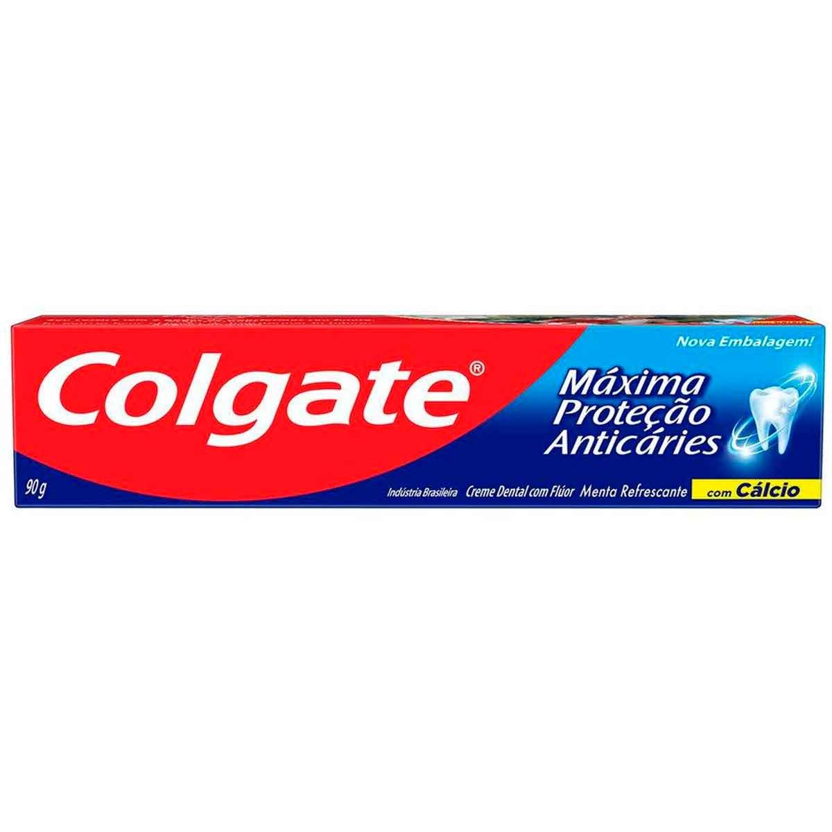Creme Dental Colgate Máxima Proteção Anticáries 90g