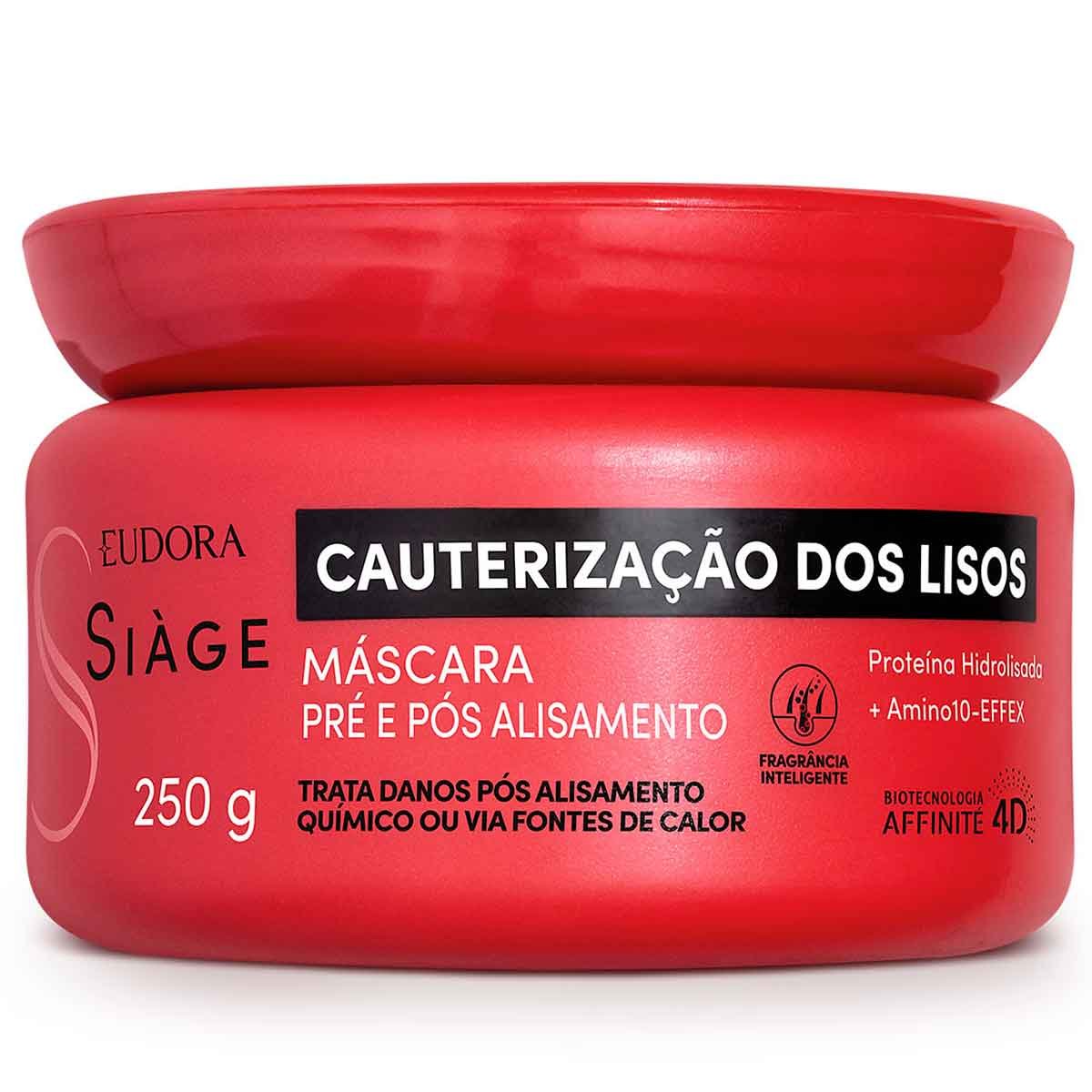 Máscara Capilar Siãge Eudora Cauterização dos Lisos 250g
