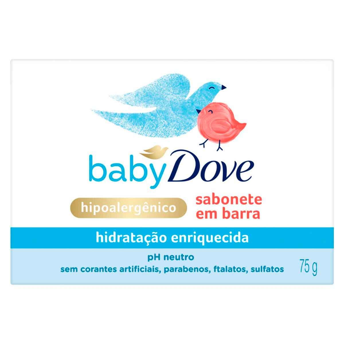 Sabonete Dove Baby Hidratação Enriquecida 75g