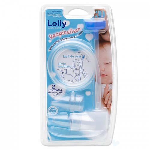 Aspirador Nasal Sucção Respire Bem Lolly
