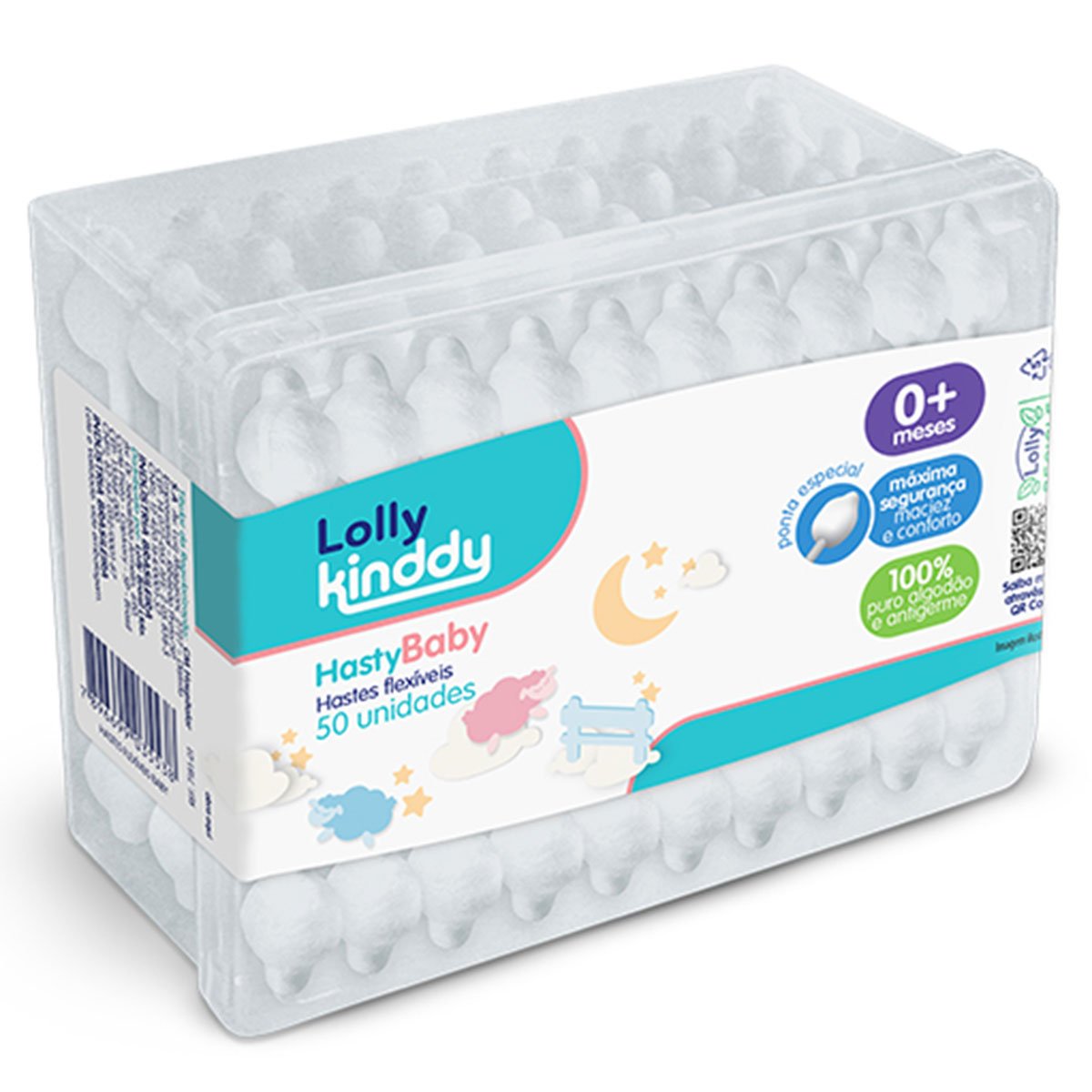 Hastes Flexíveis Baby Lolly 50 Unidades