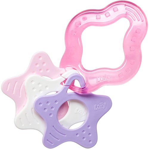Mordedor Lolly Estrelas Rosa