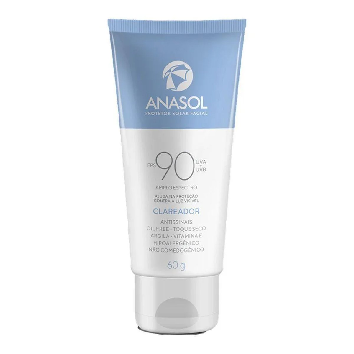 Protetor Solar Facial Clareador Anasol FPS90 60g