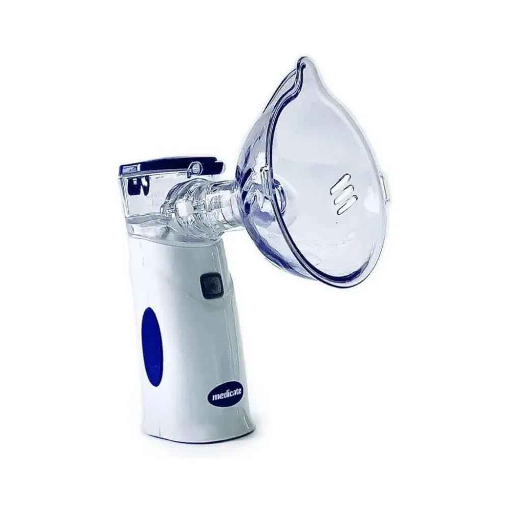Inalador Nebulizador Portátil Medicate Mesh Colors Azul Escuro
