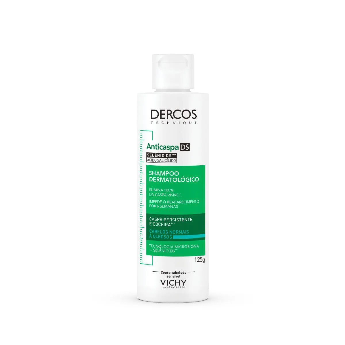 Shampoo Vichy Dercos Anticaspa DS Cabelos Normais a Oleosos 125g
