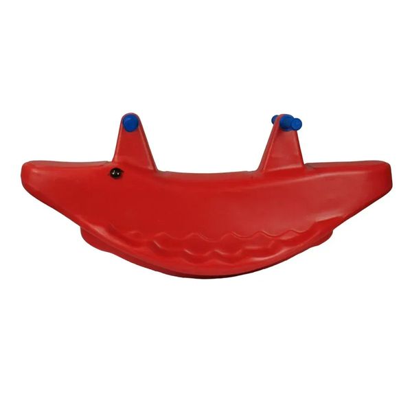 Gangorra Infantil Jacare BB Bolinhas Vermelho (MP)