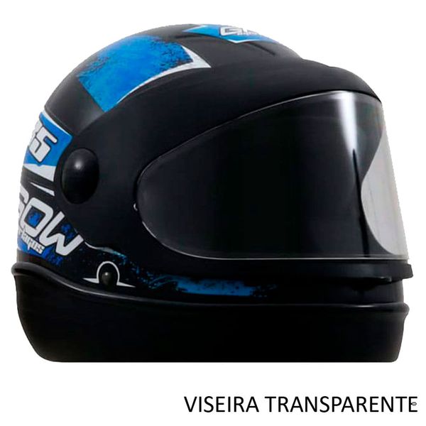Capacete GOW Interlagos Preto E Azul 58 (MP)