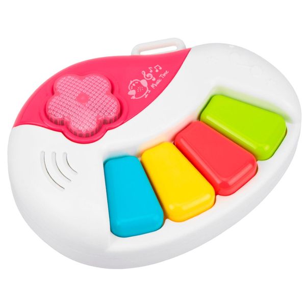 Teclado Musical De Brinquedo Pimpolho Rosa E Branco (MP)