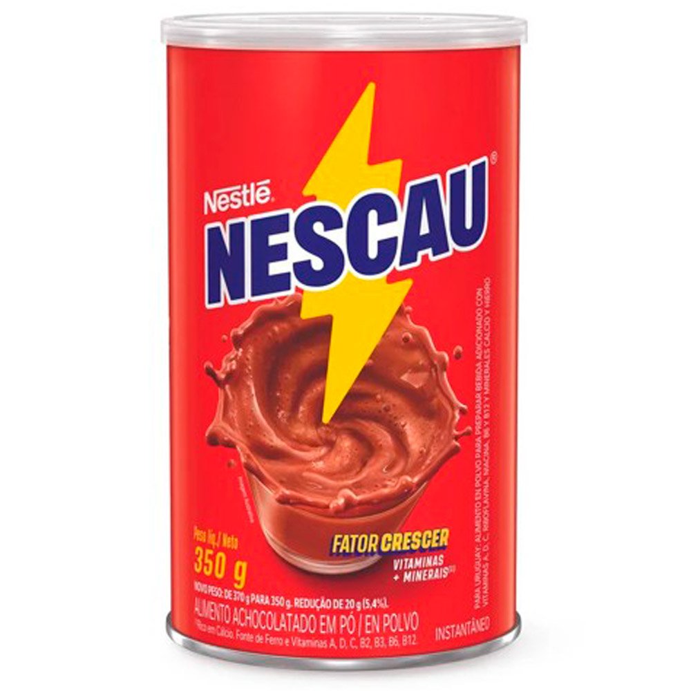 Achocolatado Em Pó Nescau Fator Crescer Nestlé 350g