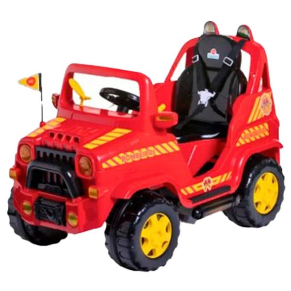Carrinho De Passeio E Pedal Calesita Diipi Bombeiro 1020 (MP)