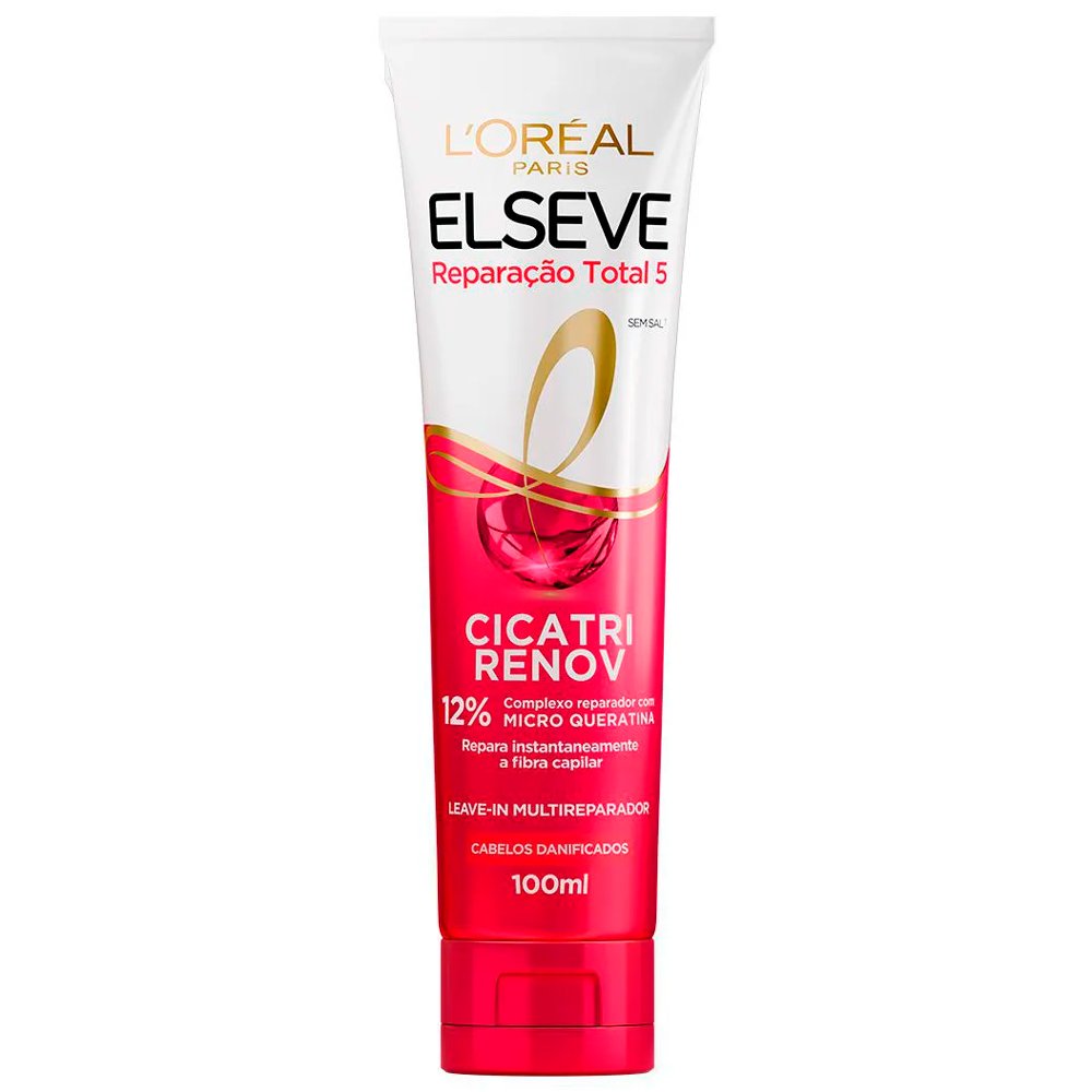 Leave-in Multiraparador L'Oréal Paris Elseve Reparação Total 5 Cicatri Renov 100ml