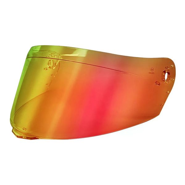 Viseira Para Capacete Race Tech Hit Iridium Vermelho (MP)