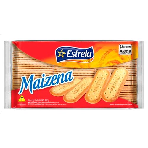 Biscoito Maizena Estrela Tradicional 307g