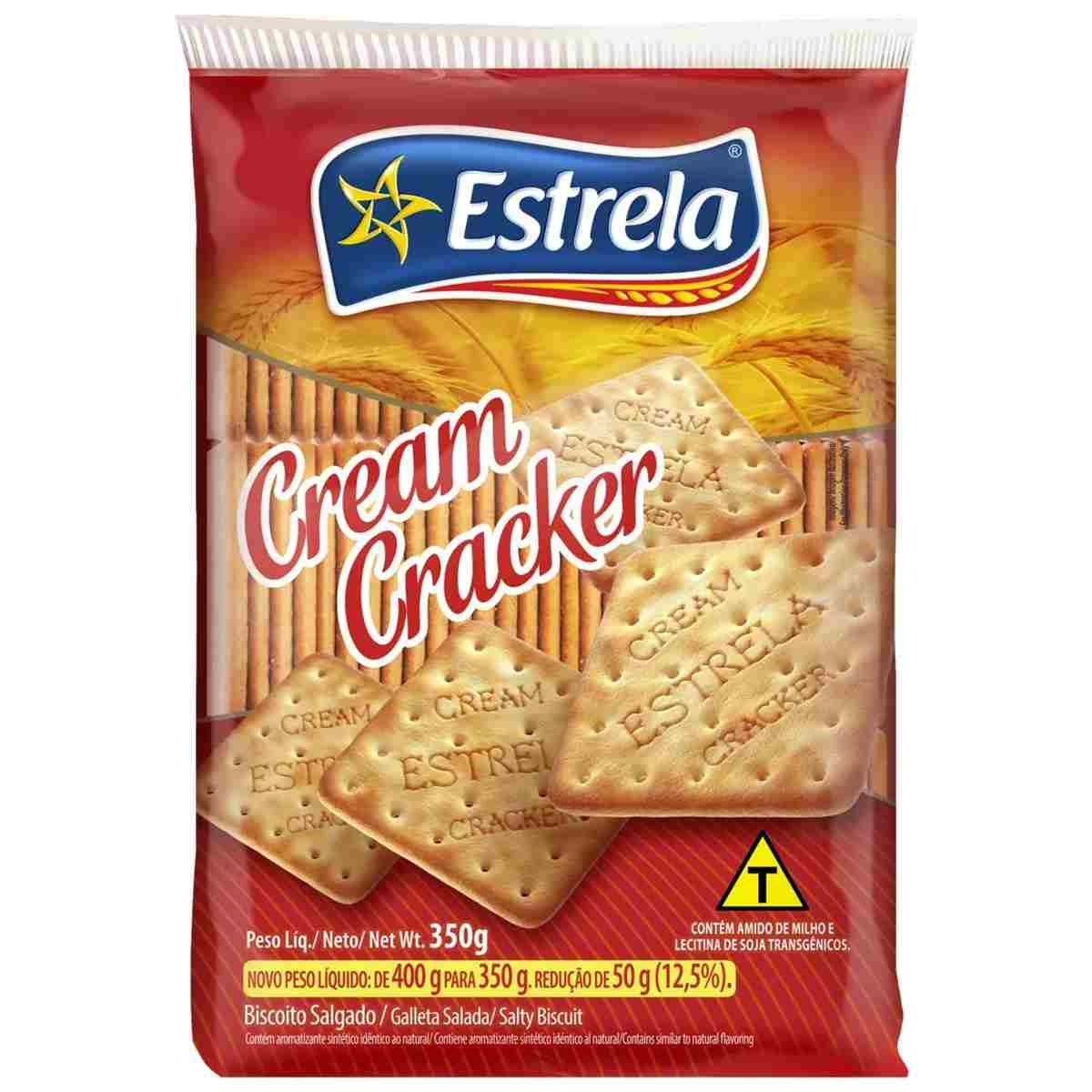 Biscoito Estrela Cream Cracker 350g