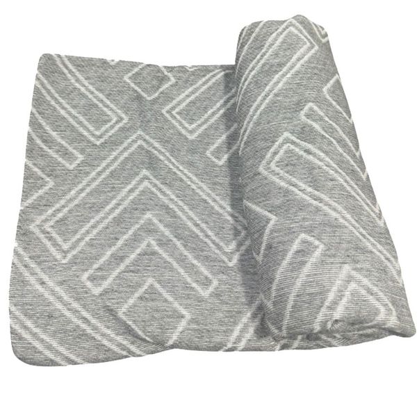 Manta Bella&Co Jacquard Nature Eco 135x180cm Diamond Cinza (MP)
