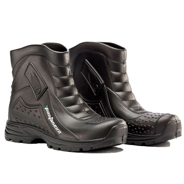 Bota De Chuva Impermeável N°39/40 Pantaneiro Cano Curto Preto (MP)
