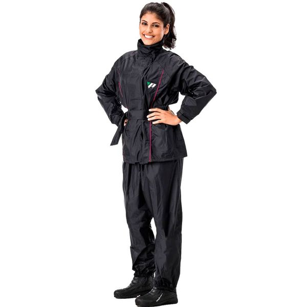 Capa De Chuva Feminino Pantaneiro De Nylon Com Forro Preto G (MP)