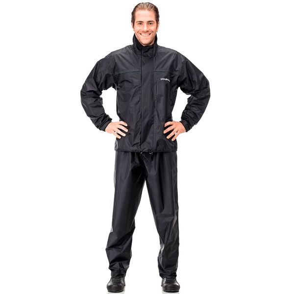 Capa De Chuva Pantaneiro Nylon Com Gola Preto G (MP)
