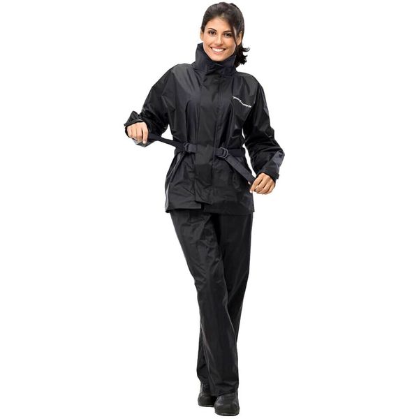 Capa De Chuva Feminino Pantaneiro Nylon Com Gola Preto G (MP)
