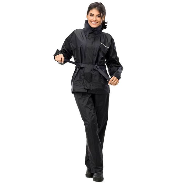 Capa De Chuva Feminino Pantaneiro Nylon Com Gola Preto GG (MP)
