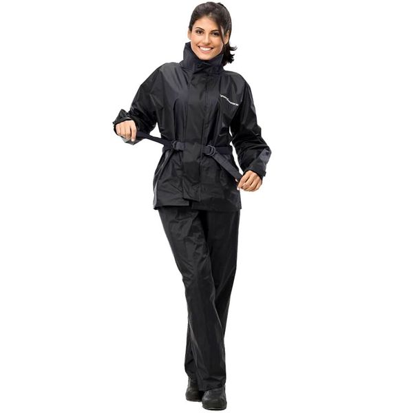 Capa De Chuva Feminino Pantaneiro Nylon Com Gola Preto P (MP)
