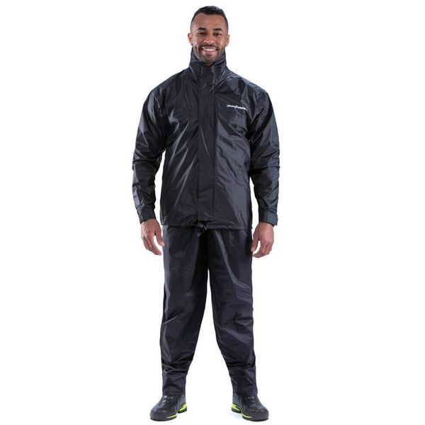Capa De Chuva Pantaneiro Nylon Gola Com Abertura Traseira Para Mochila Preto G (MP)