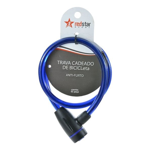 Trava Cadeado Para Bicicleta Red Star Sortido ELC05002 (MP)